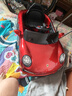 沃米特兒童電動車四輪可坐人帶遙控駕駛嬰幼兒玩具汽車小孩寶寶駕駛童車 烤漆紅色：遙控+搖擺+早教音樂 曬單實拍圖