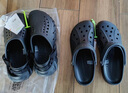 crocs卡駱馳貝雅洞洞鞋沙灘鞋|10126 黑色-001 43(270mm)  曬單實(shí)拍圖