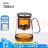 邦田（Bonston）飄逸杯一鍵過濾磁吸泡茶壺茶水分離簡約玻璃內(nèi)膽茶具套裝高檔禮盒 透明色700ml【咨詢客服有禮物】 曬單實拍圖