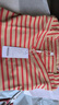啄木鳥(niǎo)（TUCANO）95%棉休閑t恤女2026夏季新款時(shí)尚百搭顯瘦寬松大尺碼條紋短袖上衣 紅色 2XL 建議125-140斤 曬單實(shí)拍圖