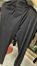 啄木鳥(niǎo)（TUCANO）休閑褲男士桑蠶絲彈力修身百搭西褲商務(wù)透氣舒適長(cháng)褲男裝 黑色31 曬單實(shí)拍圖