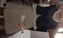 歐莎（OSA）休閑短褲女夏季高腰a字褲裙小個(gè)子通勤百搭顯瘦女褲 米白色 XS 曬單實(shí)拍圖