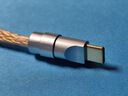 揚仕otg轉接頭lightning轉typec轉typec解碼耳放聲卡適用于16股純銀鍍金蘋(píng)果音頻線(xiàn) type-c轉type-c-16股銀鍍金 10CM 曬單實(shí)拍圖