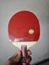 紅雙喜（DHS）乒乓球拍專(zhuān)業(yè)4星（直拍）雙面反膠含拍套H4006 曬單實(shí)拍圖