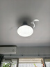 美的（Midea）風(fēng)扇燈餐廳吊扇燈led臥室燈隱形扇葉遙控三防燈具熟睡風(fēng)包安裝 曬單實(shí)拍圖