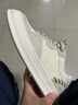 馬登厚底小白鞋男夏秋季新款低幫薄款網(wǎng)面透氣輕便百搭休閑板鞋子 巖灰白 41 曬單實(shí)拍圖