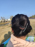 兩世歡超能抓大號密齒梳抓夾女2025新款發(fā)夾后腦勺安全鯊魚夾子盤發(fā)頭飾 黑色 曬單實拍圖