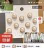 免縫紐扣暗扣女士防走光襯衫開衫衣服可拆卸隱形按扣百搭珍珠釘扣 圓珍珠/ 10 個 曬單實拍圖