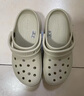 crocs卡駱馳厚底云朵洞洞鞋戶外|206750 骨白色-2Y2 36/37(230mm)  曬單實(shí)拍圖