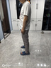 花花公子休閑褲男士春季新款純棉商務(wù)大碼彈力直筒免燙修身西褲長(cháng)褲子男裝 8029灰色 33 【體重150-159斤】 曬單實(shí)拍圖