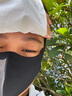 蕉下（beneunder）防曬口罩女防曬面罩防紫外線高顏值薄款臉基尼漫暮黑 曬單實(shí)拍圖
