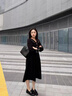 Chiecu Kscbn輕奢包包女包斜挎包女士單肩腋下托特包情人節(jié)生日禮物 子夜黑【送老婆送女友送媽媽】 【精美禮盒裝】 曬單實(shí)拍圖