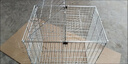 饃彭捕野生鳥(niǎo)神器戶(hù)外用鴿鳥(niǎo)籠鴿籠養殖廠(chǎng)自動(dòng)天落籠旋轉籠翻板籠鍍鋅 【50*36*50】高靈敏度翻板籠 曬單實(shí)拍圖