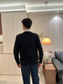 HLA海瀾之家針織衫男輕商務(wù)假兩件雙領(lǐng)毛衣男25新秋季 黑色03 HNTHW3J001A XL 180/96A 推薦151~164斤 曬單實(shí)拍圖