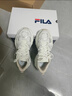 斐樂(lè )（FILA）官方女鞋老爹鞋運動(dòng)鞋楊冪同款夏新款蕨草鞋休閑鞋 磨菇灰色/白中白-OB 36.5 曬單實(shí)拍圖