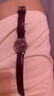 天梭（TISSOT）官旗 瑞士手表卡森臻我系列石英女款腕表送女友七夕禮物 紅盤(pán)皮帶  T122.210.16.373.00 曬單實(shí)拍圖