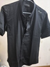 GXG男裝 多色商務(wù)免燙短袖襯衫 夏季新品G24X232027 黑色 XL 曬單實(shí)拍圖