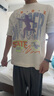 HOLLISTER【涼感印花T】25夏新款情侶寬松T恤男裝女裝KI323-5008 奶油色 L (180/108A) 曬單實(shí)拍圖
