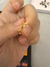 賽菲爾 黃金耳飾足金999.9女迷你養(yǎng)耳棒卡通耳釘 桃心約0.3克 單支售賣(mài) 曬單實(shí)拍圖