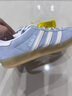 阿迪達(dá)斯（adidas）三葉草七夕禮物女GAZELLE INDOOR W休閑鞋JQ7009粉藍(lán)38 曬單實(shí)拍圖