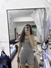 JIOESC帶胸墊睡衣女生夏季吊帶2025新款純欲甜美少女可外穿家居服兩件套 蝴蝶結(jié) 灰色吊帶 L 【100-120斤】 曬單實(shí)拍圖
