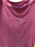 betu百圖女裝簡(jiǎn)約圓領(lǐng)愛(ài)心字母刺繡短袖T恤女2202T19 玫紅 L 曬單實(shí)拍圖