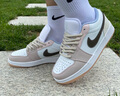 耐克（NIKE）Jordan官方喬丹時(shí)髦AJ1板鞋女子輕松假日風(fēng)運(yùn)動(dòng)鞋新款 IB8859 101白/礦石灰/白/柔粉/淡紫色 42 曬單實(shí)拍圖