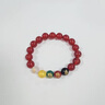 中國(guó)黃金（CHINA GOLD）本命年手串女轉(zhuǎn)運(yùn)珠五路財(cái)神紅瑪瑙手鏈生日禮物高檔實(shí)用送老婆 水晶瑪瑙手串【玫瑰花盒】 曬單實(shí)拍圖