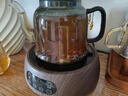 全度（Quandu） 蒸煮一體茶壺玻璃煮茶器套裝電陶爐蒸茶壺耐熱墨色玻璃功夫茶具 曬單實拍圖