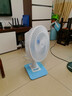 美的電風(fēng)扇家用臺式搖頭強力大風(fēng)小型輕音電風(fēng)扇節能宿舍臥室臺扇  FGAU40D 曬單實(shí)拍圖