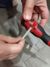 麥舒特德國十字一字螺絲刀二合一電工專(zhuān)用工具分線(xiàn)繞線(xiàn)維修帶強磁起子 【電工用】插拔式雙頭 十字/一字 曬單實(shí)拍圖