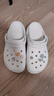 crocs卡駱馳厚底云朵洞洞鞋戶外|206750 白色-100 36/37(230mm)  曬單實(shí)拍圖