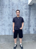 馬克華菲純棉牛仔短褲男士2025夏季寬松薄款休閑中褲純色高端五分褲子男 曬單實拍圖
