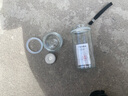 季芒（JIMANG）茶水分離玻璃杯大容量男士便攜水杯車載辦公室泡茶杯500ml 500ml 黑色單層【加大茶倉】 曬單實拍圖