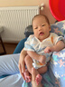 愛(ài)寶適嬰兒連體衣夏季短袖包屁衣新生寶寶哈衣薄款網(wǎng)背T169 2件裝66cm 曬單實(shí)拍圖