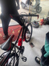 潮鴿兒童自行車6-10-15歲以上中大童變速碟剎山地車單車賽車男女孩 【LED燈】黑紅 變速碟剎+輻條輪 22寸【身高140-165cm】約11-15歲 曬單實(shí)拍圖