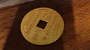 明牌珠寶足金黃金山鬼花錢金幣工藝投資金送禮AFQ0132 山鬼花錢 10克 曬單實(shí)拍圖