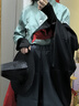 華可光遇cos服君悅sky光遇游戲周邊預言季巫師古風(fēng)cosplay裝武士褲 全套衣服+面罩假發(fā)+帽子+斗篷+鞋（備注） XL 曬單實(shí)拍圖