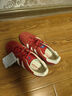 adidas T頭鞋 GAZELLE INDOOR復古板鞋德訓鞋男女阿迪達斯三葉草   淺猩紅/漢玉白/金   38 曬單實拍圖