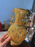同歡福非遺花絲花瓶銅擺件工藝品家居客廳玄關辦公室桌面裝飾品喬遷送禮 花絲花瓶 曬單實拍圖