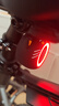 西騎者（WestBiking）公路山地自行車電動車防盜報警器電子高音喇叭騎行震動感應警報器 防盜警報帶尾燈款【黑貓硅膠套】 曬單實拍圖
