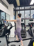 徽格兒夏季薄款七分褲跑步女運(yùn)動(dòng)套裝透氣健身訓(xùn)練服短袖瑜伽服速干上衣 紫色兩件套（灰咖紫褲） M 曬單實(shí)拍圖