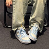 耐克（NIKE）官方女鞋25新款送老婆送女友禮物簡版空軍一號運動休閑鞋女款板鞋 BQ5448-005/櫻花粉 40 【建議腳長25厘米】 曬單實拍圖