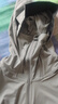 蕉下（beneunder）防曬衣女涼感修身AL11924短款辣妹防曬服女外套烏云灰L 曬單實(shí)拍圖