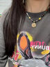 默研（MOYAN）金色民族風(fēng)吊墜項鏈女中古國風(fēng)小米珠復(fù)古串珠波西米亞彩色配飾 金色吊墜項鏈 曬單實拍圖