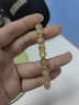 中國黃金（CHINA GOLD）招財貔貅黃金手鏈女士999足金黃水晶手串七夕情人節(jié)禮物送女友 足金貔貅黃水晶手串 曬單實拍圖