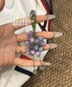 USER JOY變色葡萄掛件diy清新編織包包掛件鑰匙扣送男女朋友閨蜜創(chuàng)意禮物 變色葡萄青提掛件【14顆葡萄】 曬單實拍圖