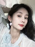 伊燦虞書欣同款超仙耳環(huán)女粉色貝殼花瓣耳釘耳夾2025新款爆款耳墜耳飾 虞書欣同款超仙花瓣耳釘 曬單實拍圖