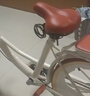 飛鴿（FLYING PIGEON）自行車(chē)成人通勤車(chē)自行車(chē)學(xué)生單車(chē)成人自行車(chē)通勤自行車(chē)女士自行車(chē) 豪華奶油米|6速|(zhì)一體輪+禮包 24寸適合150-170cm 曬單實(shí)拍圖