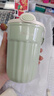 樂(lè)扣樂(lè)扣保溫杯陶瓷內(nèi)膽咖啡杯女隨行吸管水杯子男不銹鋼便攜辦公2025新款 曬單實(shí)拍圖